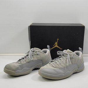 Nike Air Jordan 12 Retro Low Wolf Grey Armory Navy 308317 Sneakers Men Size 10